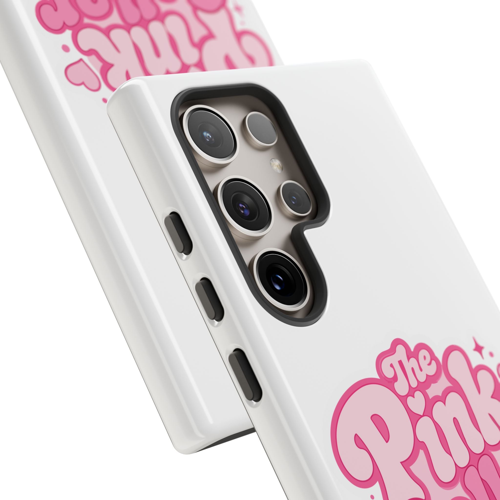The Pink Collar Club Phone Case — Samsung Galaxy Cute Retro Pink Graphic Tough Case