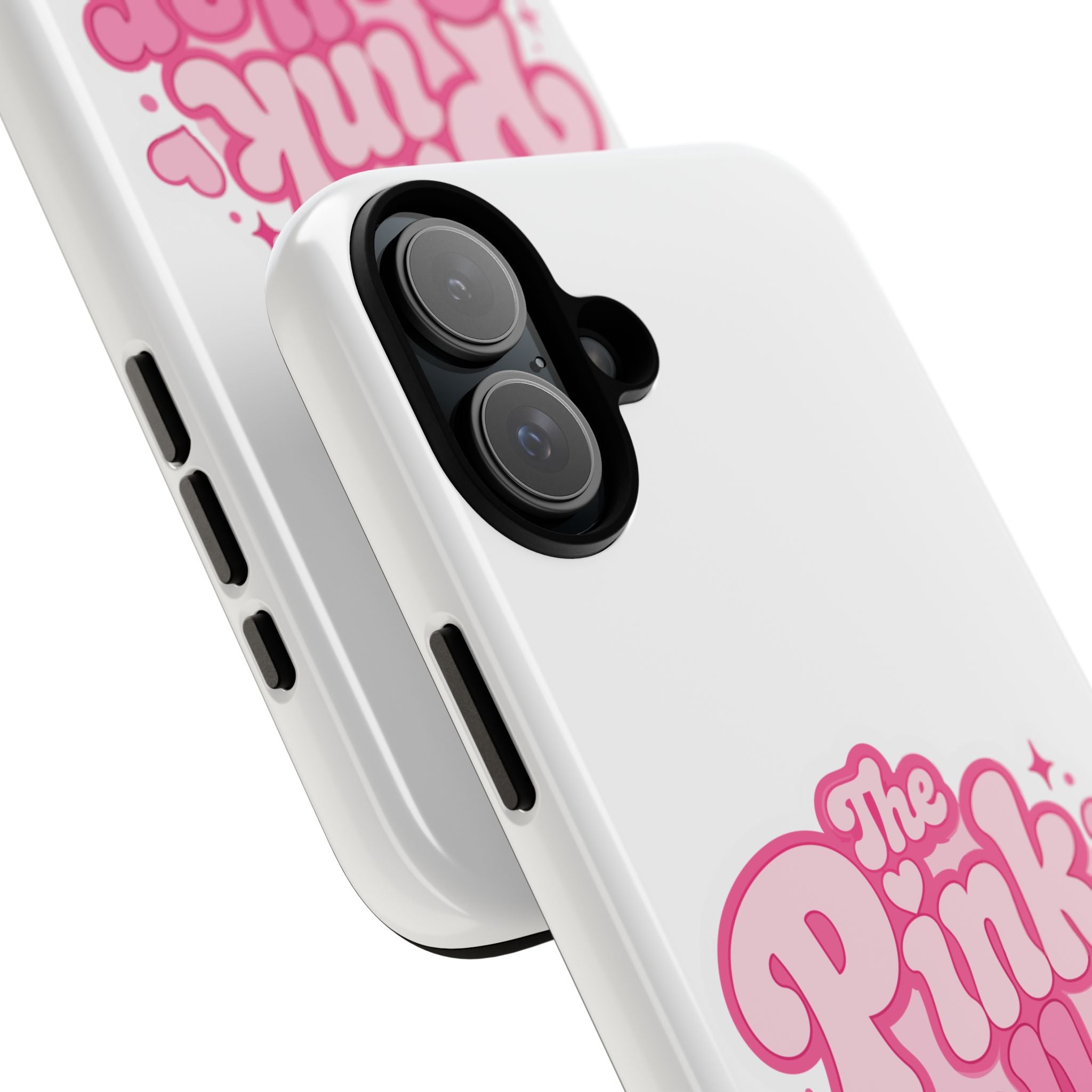 The Pink Collar Club Phone Case — iPhone Cute Retro Pink Graphic Tough Case