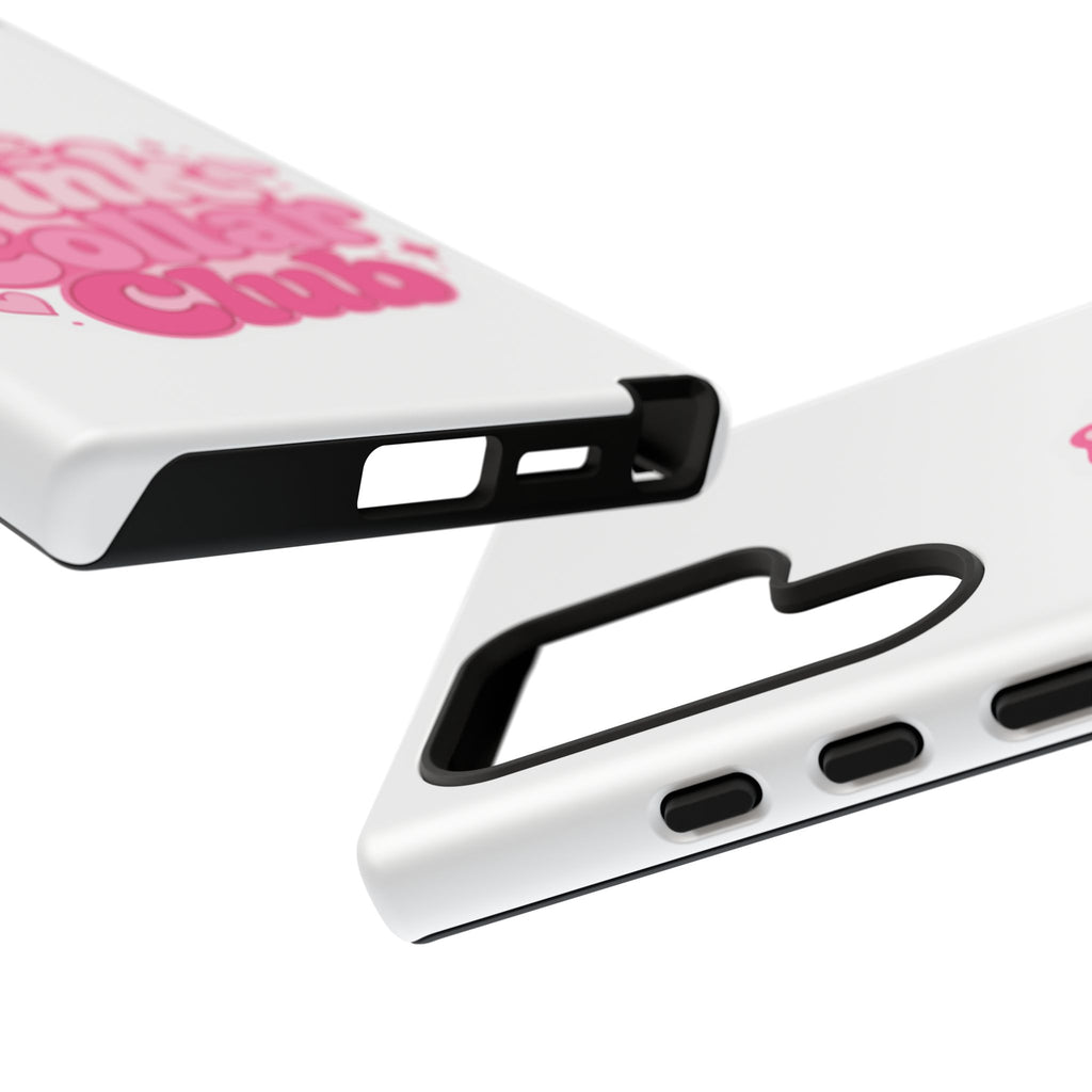 The Pink Collar Club Phone Case — Samsung Galaxy Cute Retro Pink Graphic Tough Case