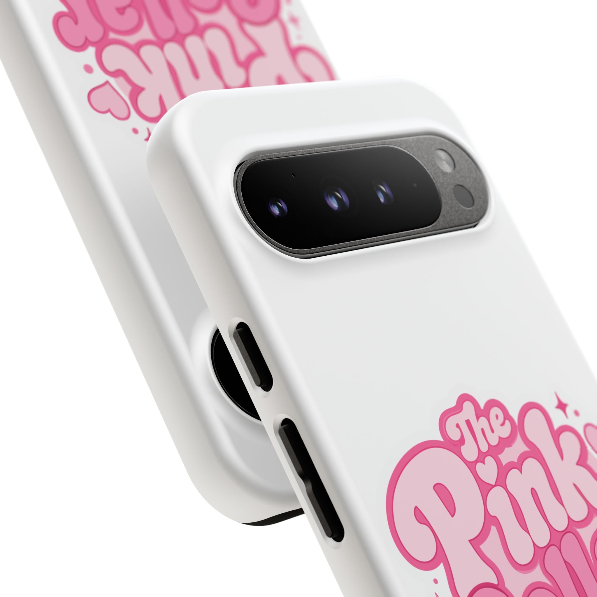 The Pink Collar Club Phone Case — Google Pixel Cute Retro Pink Graphic Tough Case