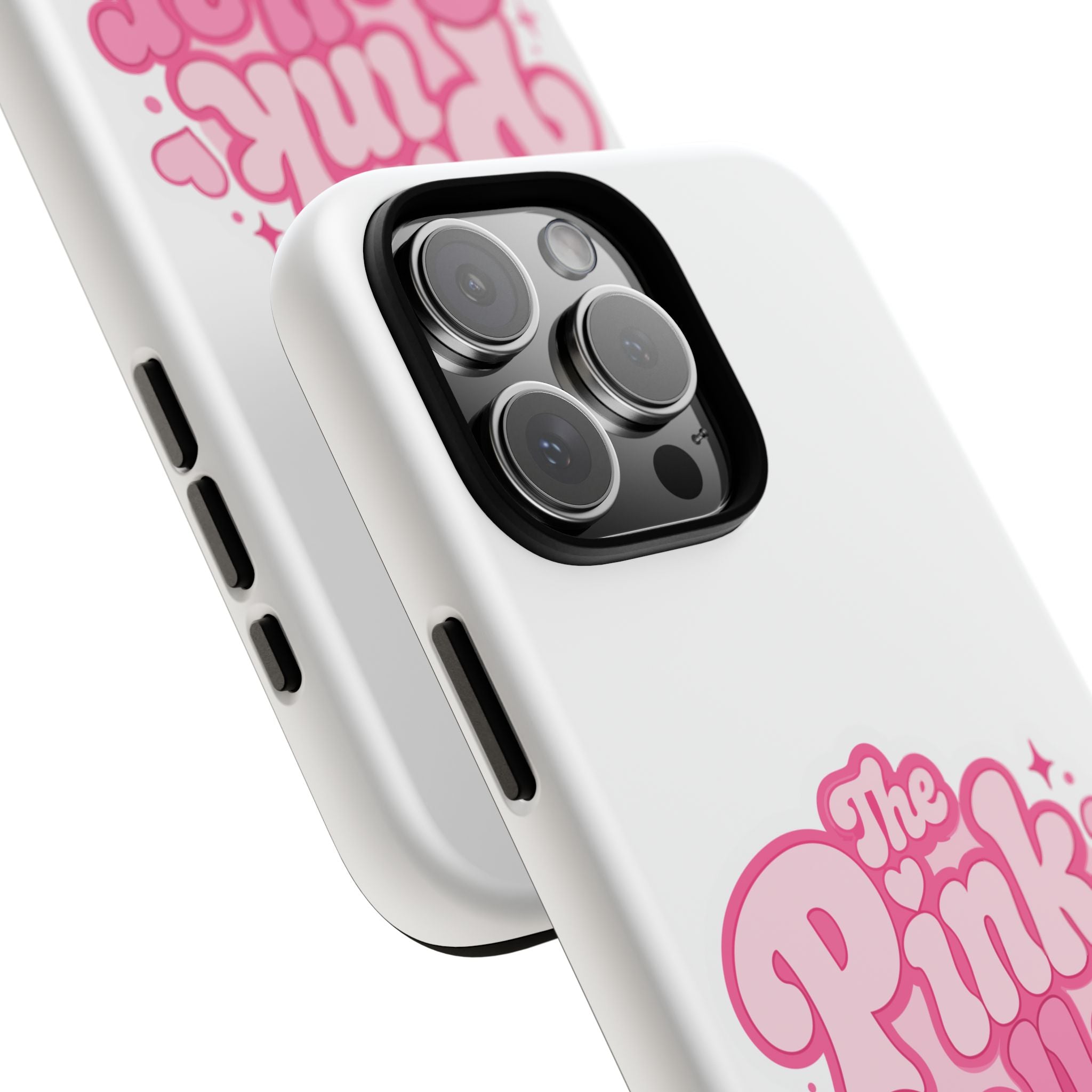 The Pink Collar Club Phone Case — iPhone Cute Retro Pink Graphic Tough Case