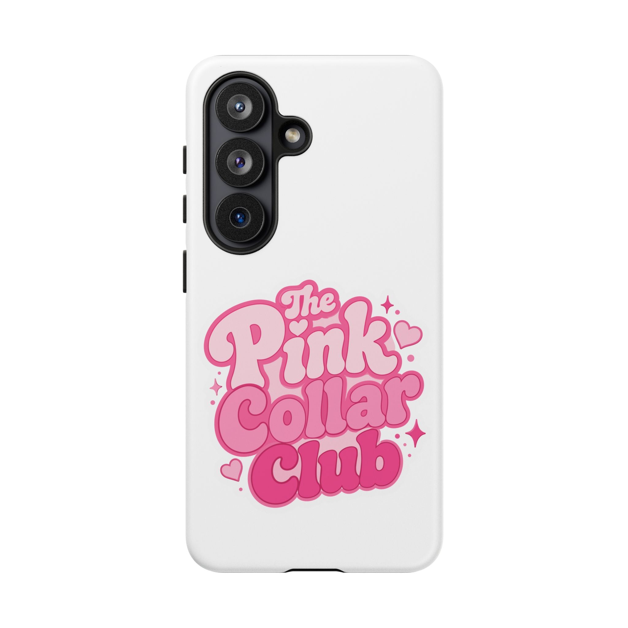 The Pink Collar Club Phone Case — Samsung Galaxy Cute Retro Pink Graphic Tough Case