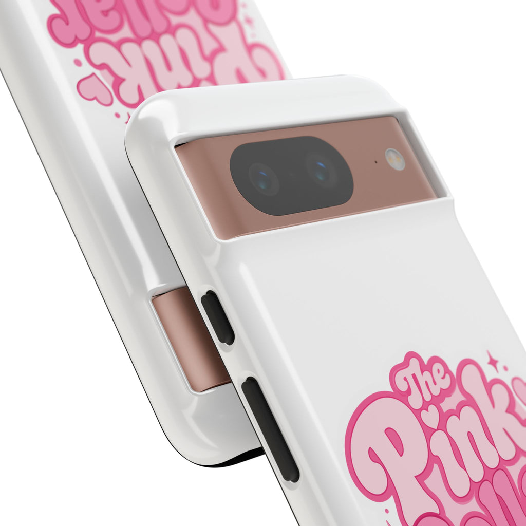 The Pink Collar Club Phone Case — Google Pixel Cute Retro Pink Graphic Tough Case
