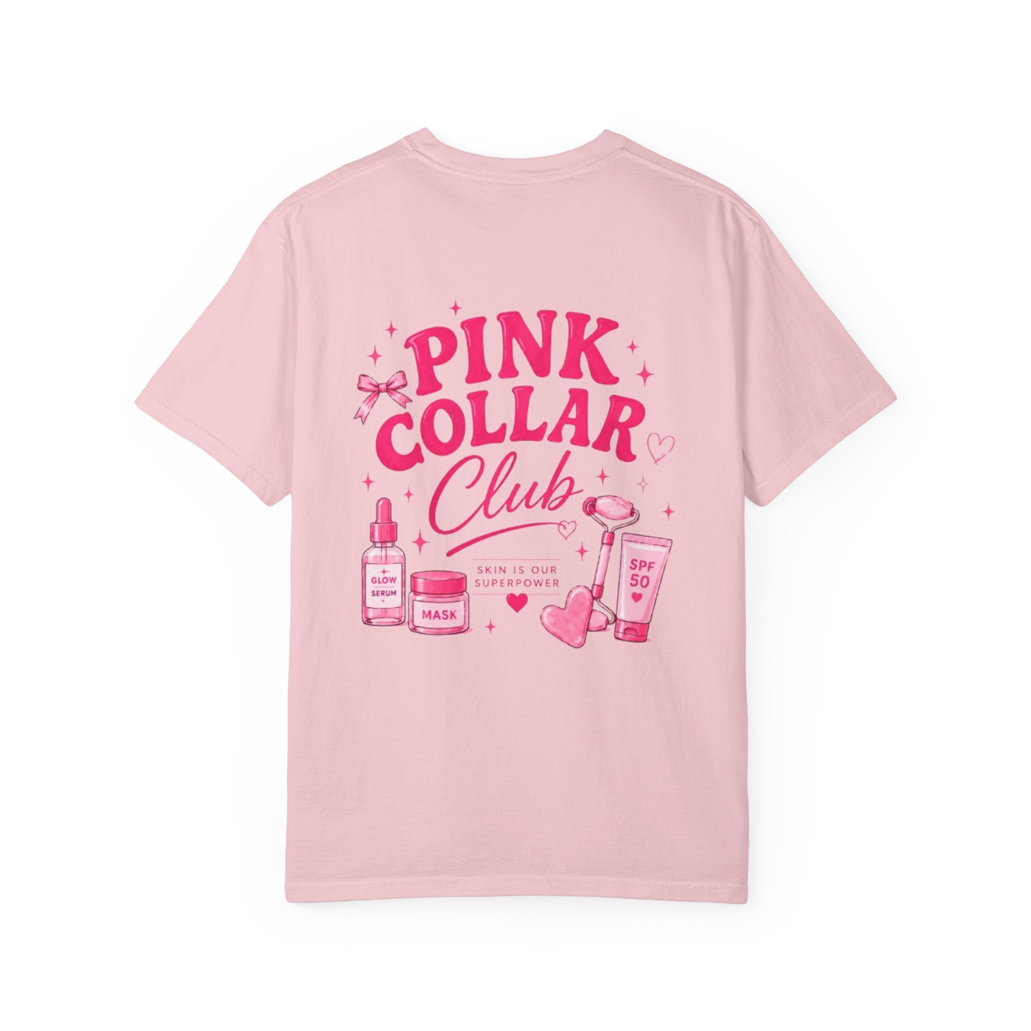 Pink Collar Club T-Shirt – Retro Cute Beauty Graphic Tee