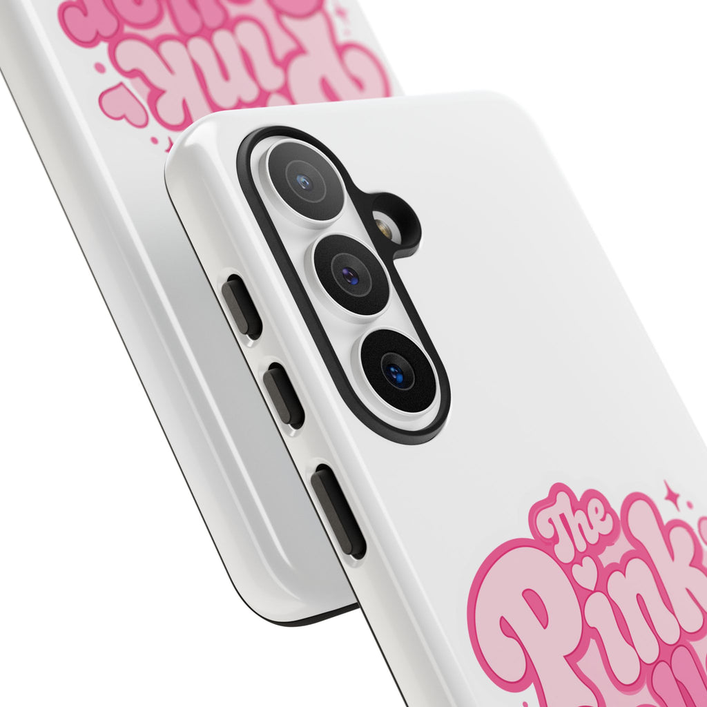 The Pink Collar Club Phone Case — Samsung Galaxy Cute Retro Pink Graphic Tough Case