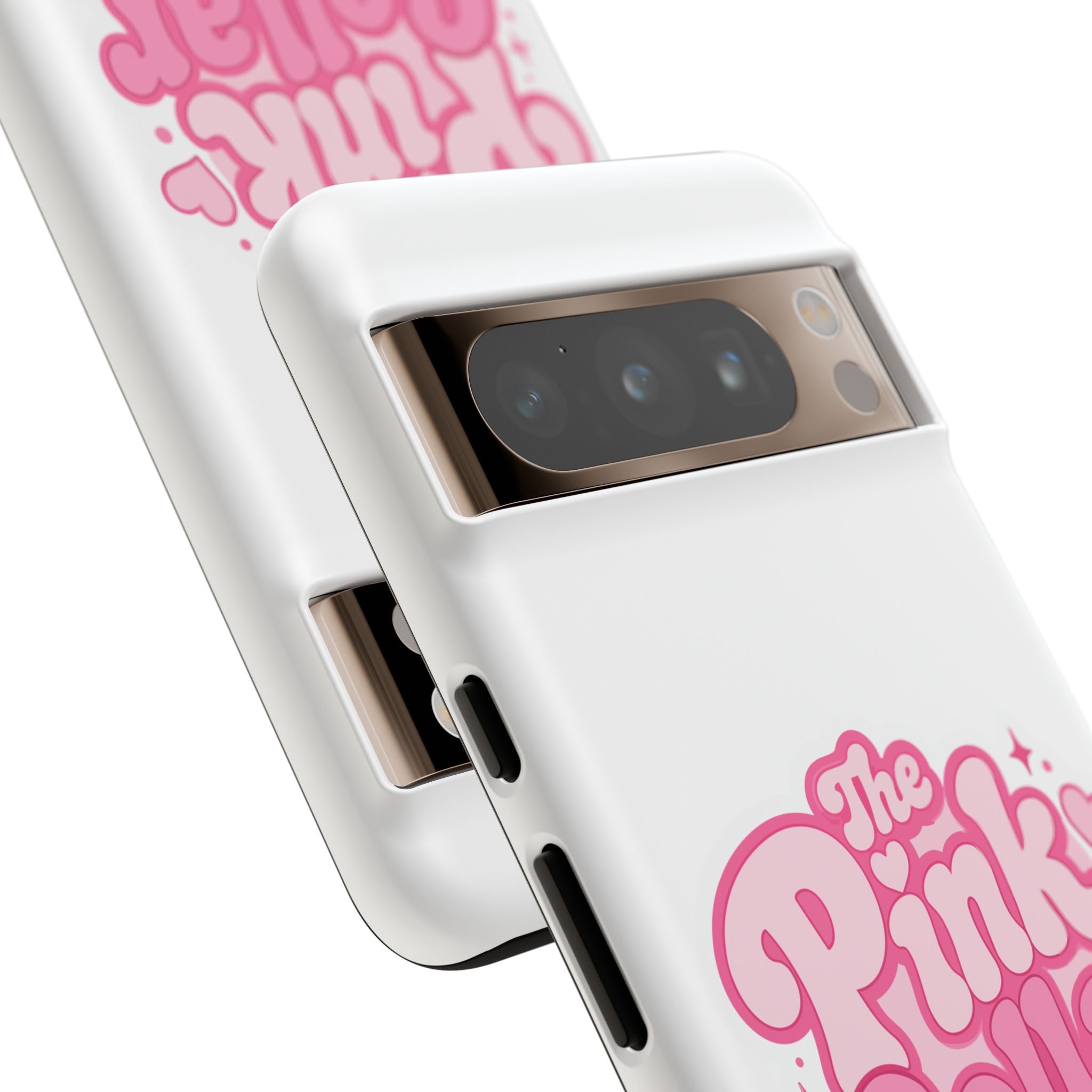 The Pink Collar Club Phone Case — Google Pixel Cute Retro Pink Graphic Tough Case