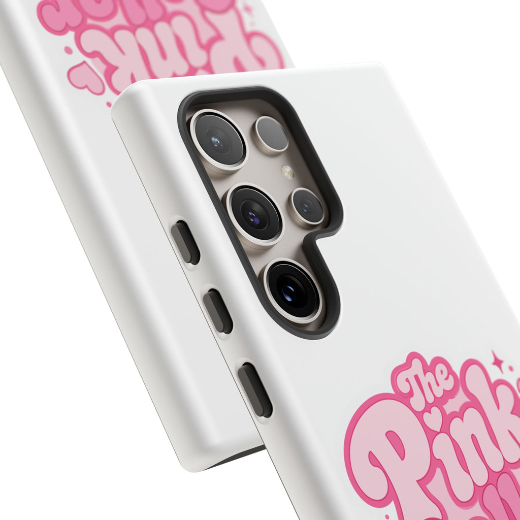 The Pink Collar Club Phone Case — Samsung Galaxy Cute Retro Pink Graphic Tough Case