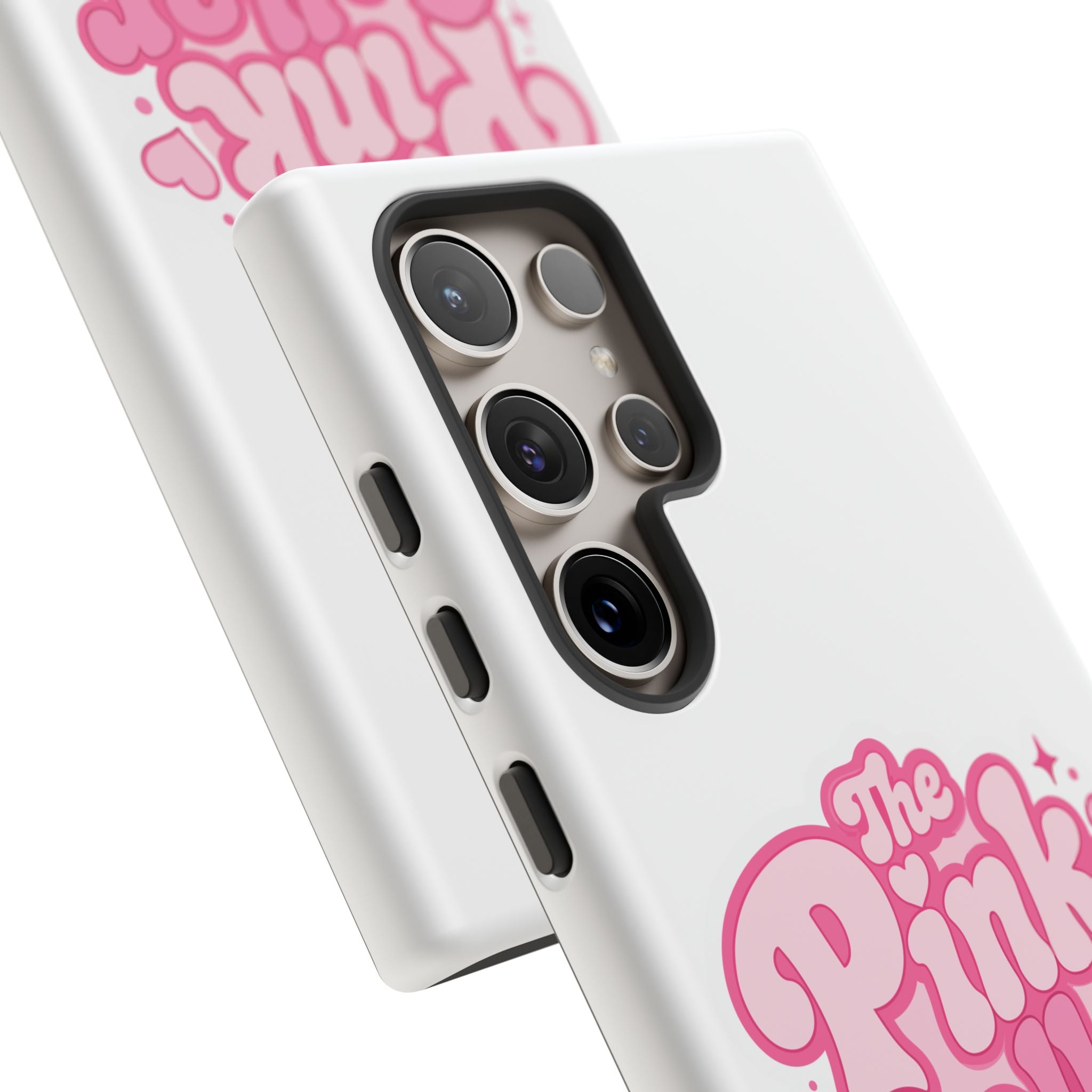 The Pink Collar Club Phone Case — Samsung Galaxy Cute Retro Pink Graphic Tough Case