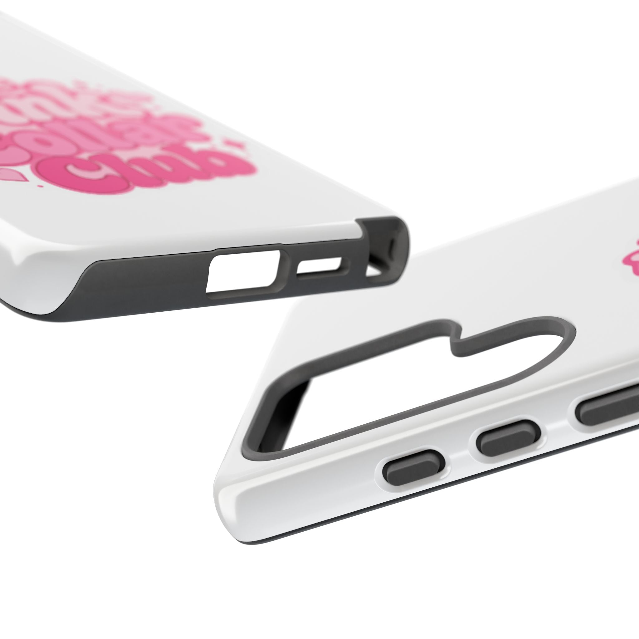 The Pink Collar Club Phone Case — Samsung Galaxy Cute Retro Pink Graphic Tough Case
