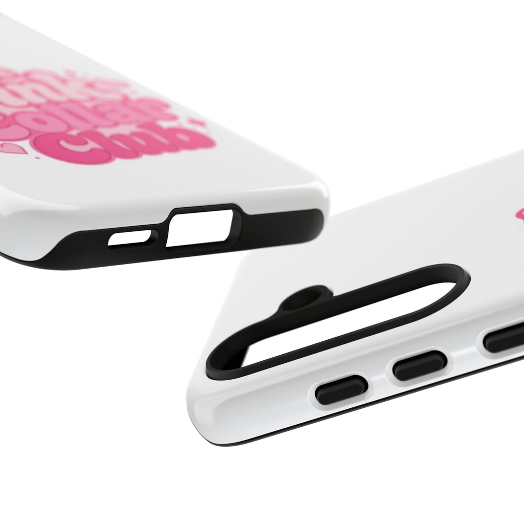 The Pink Collar Club Phone Case — Samsung Galaxy Cute Retro Pink Graphic Tough Case