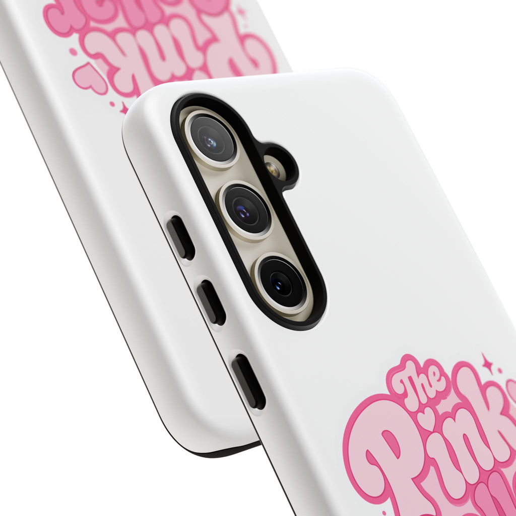 The Pink Collar Club Phone Case — Samsung Galaxy Cute Retro Pink Graphic Tough Case