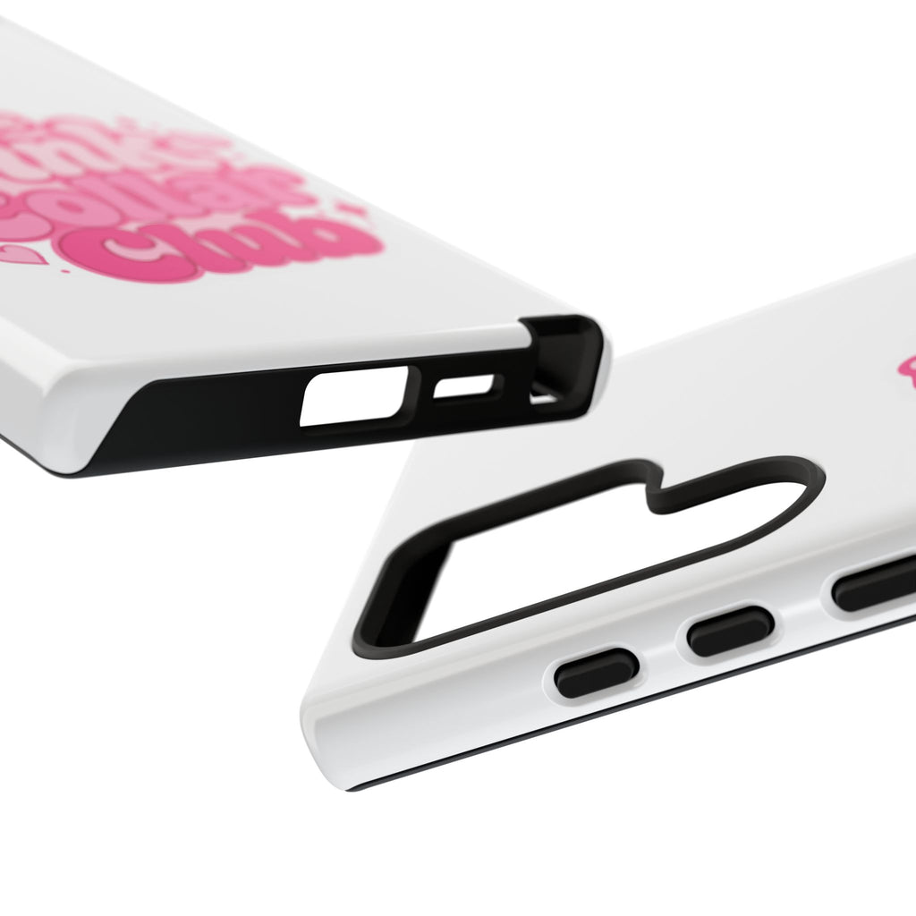 The Pink Collar Club Phone Case — Samsung Galaxy Cute Retro Pink Graphic Tough Case
