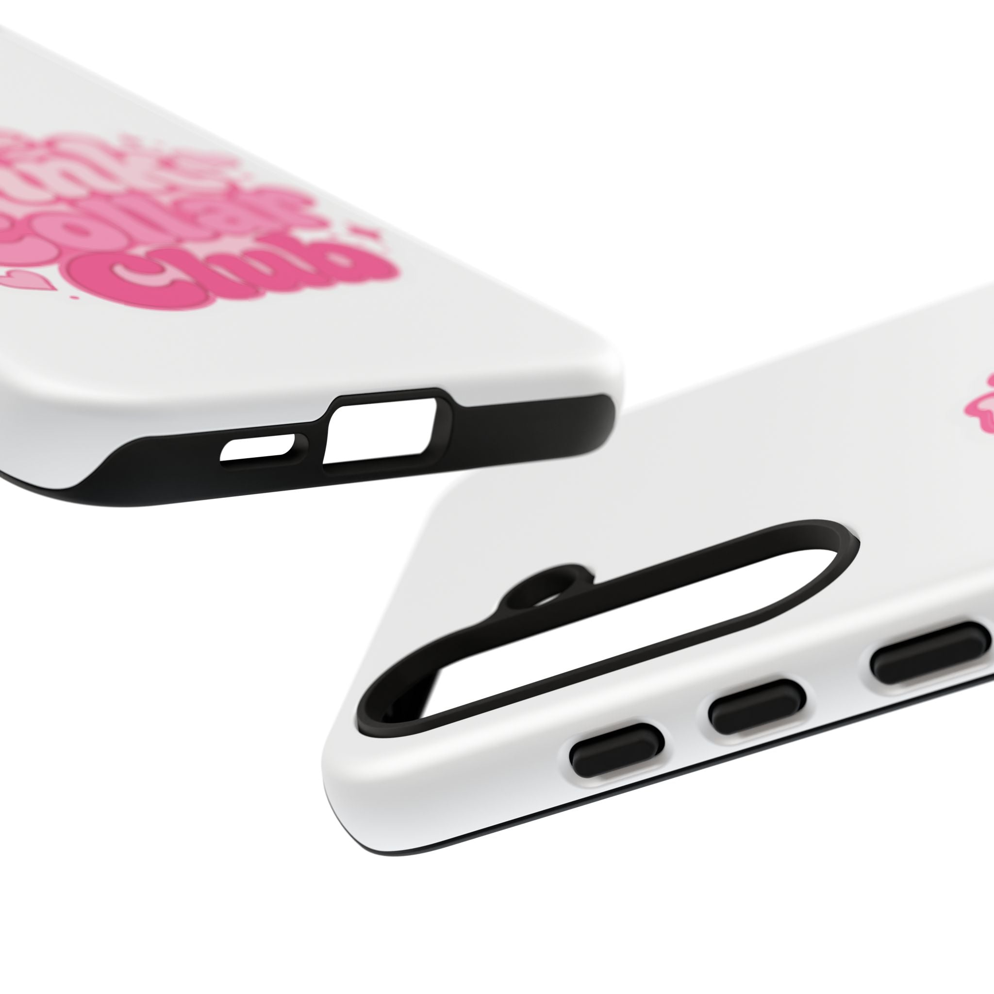 The Pink Collar Club Phone Case — Samsung Galaxy Cute Retro Pink Graphic Tough Case