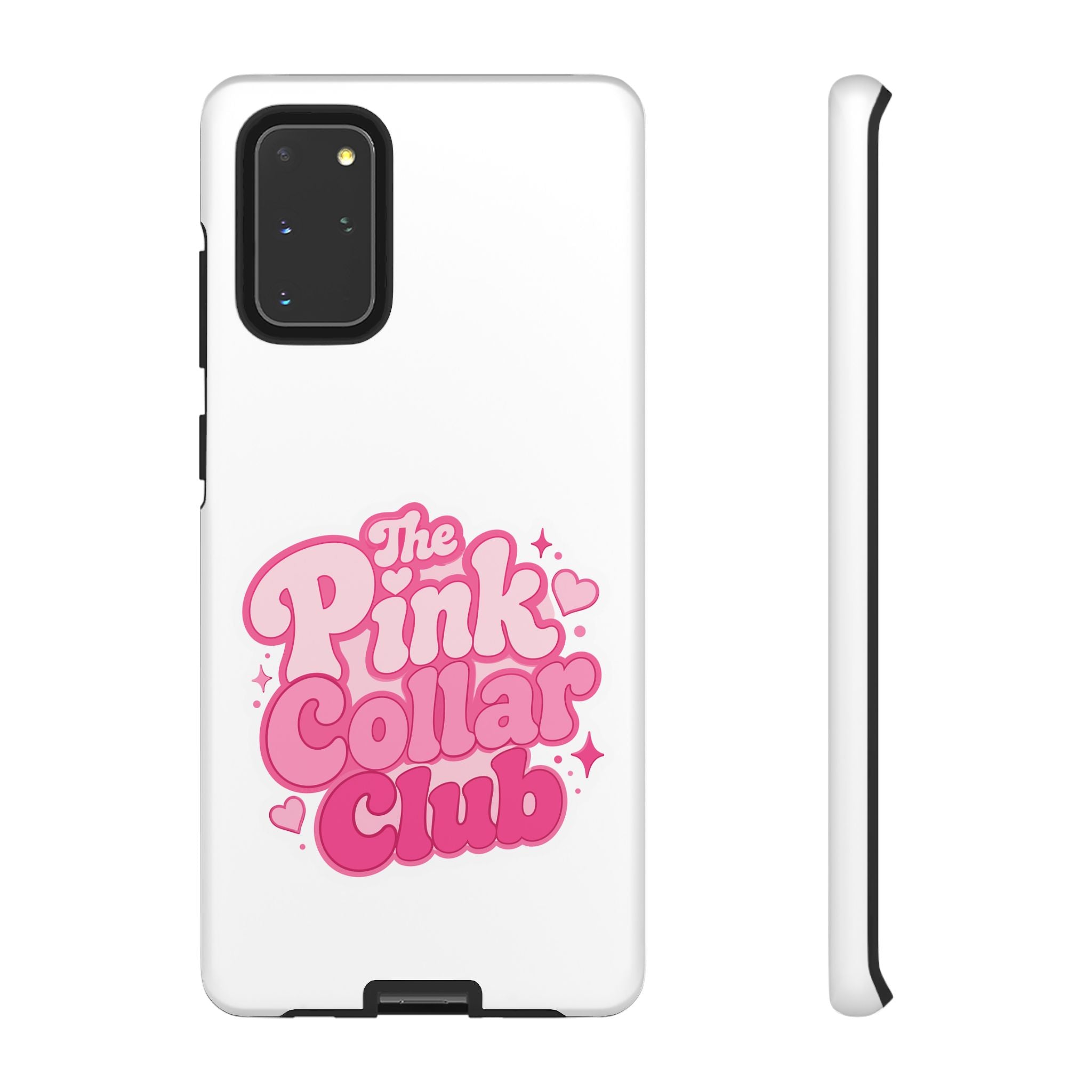 The Pink Collar Club Phone Case — Samsung Galaxy Cute Retro Pink Graphic Tough Case