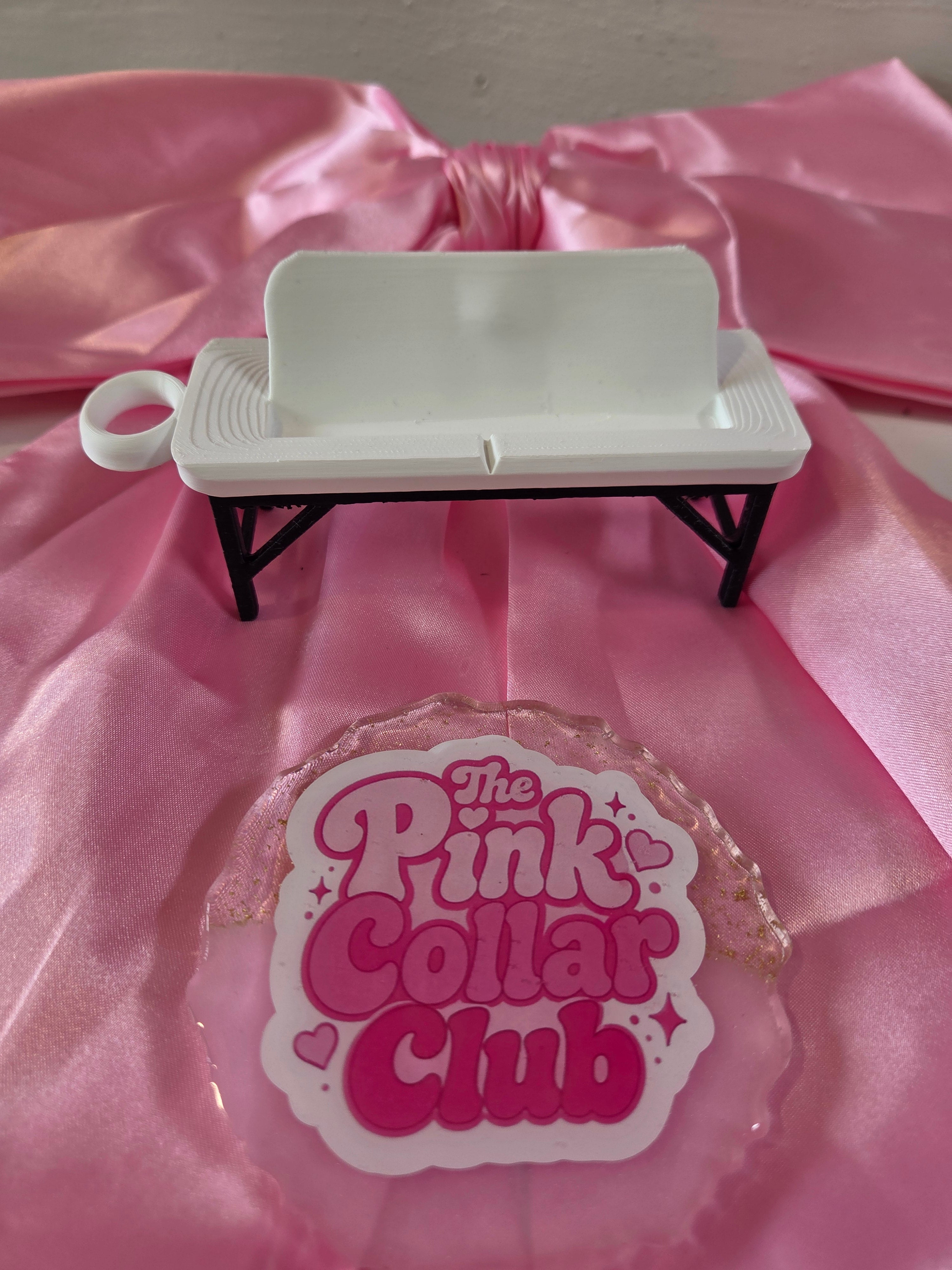 Massage Table Business Card Holder