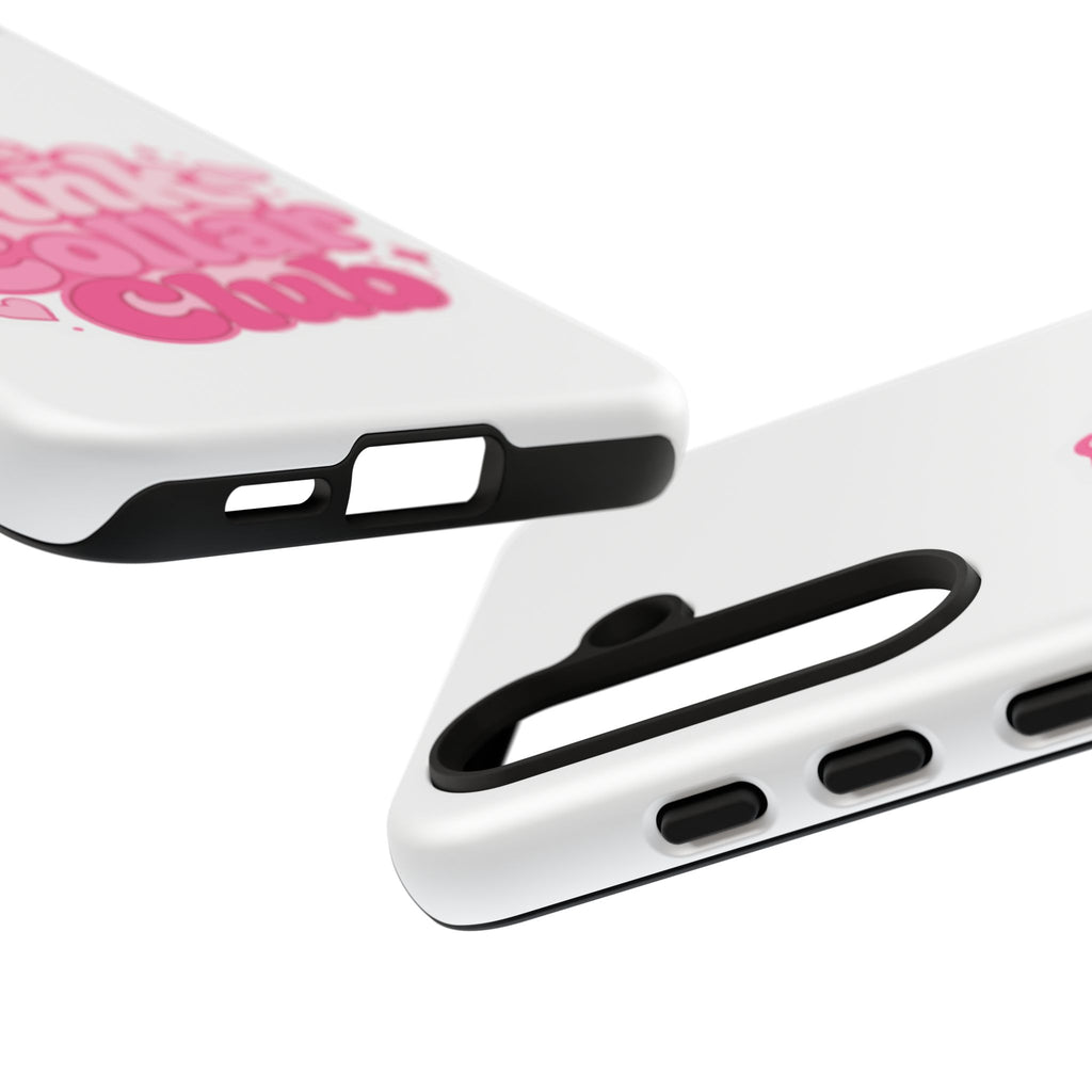 The Pink Collar Club Phone Case — Samsung Galaxy Cute Retro Pink Graphic Tough Case