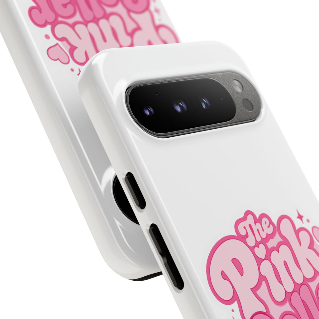 The Pink Collar Club Phone Case — Google Pixel Cute Retro Pink Graphic Tough Case