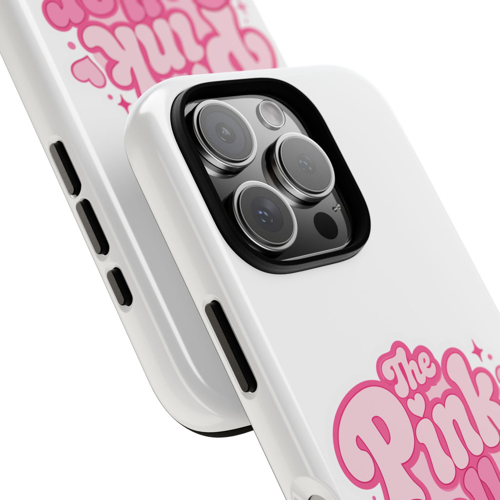The Pink Collar Club Phone Case — iPhone Cute Retro Pink Graphic Tough Case