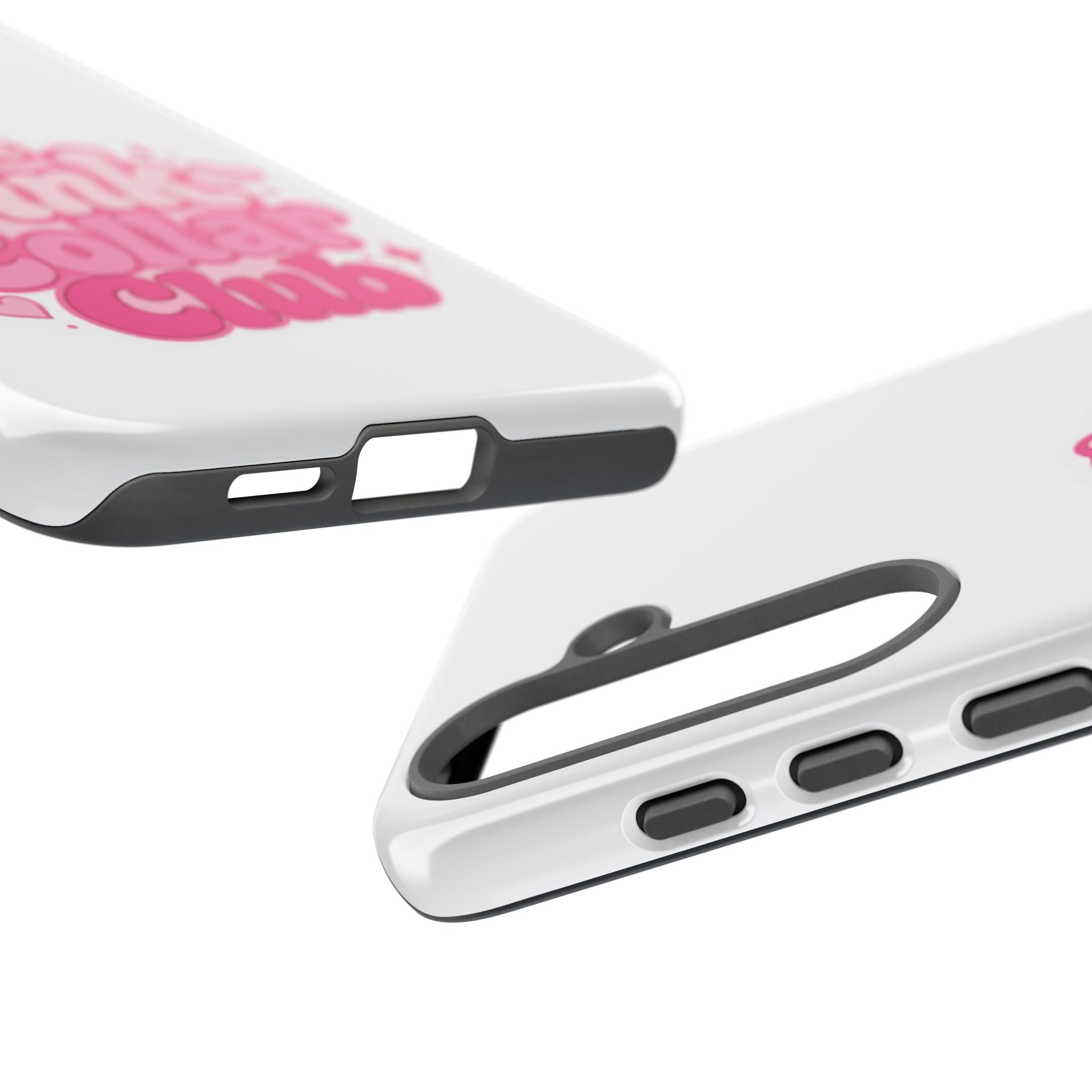 The Pink Collar Club Phone Case — Samsung Galaxy Cute Retro Pink Graphic Tough Case