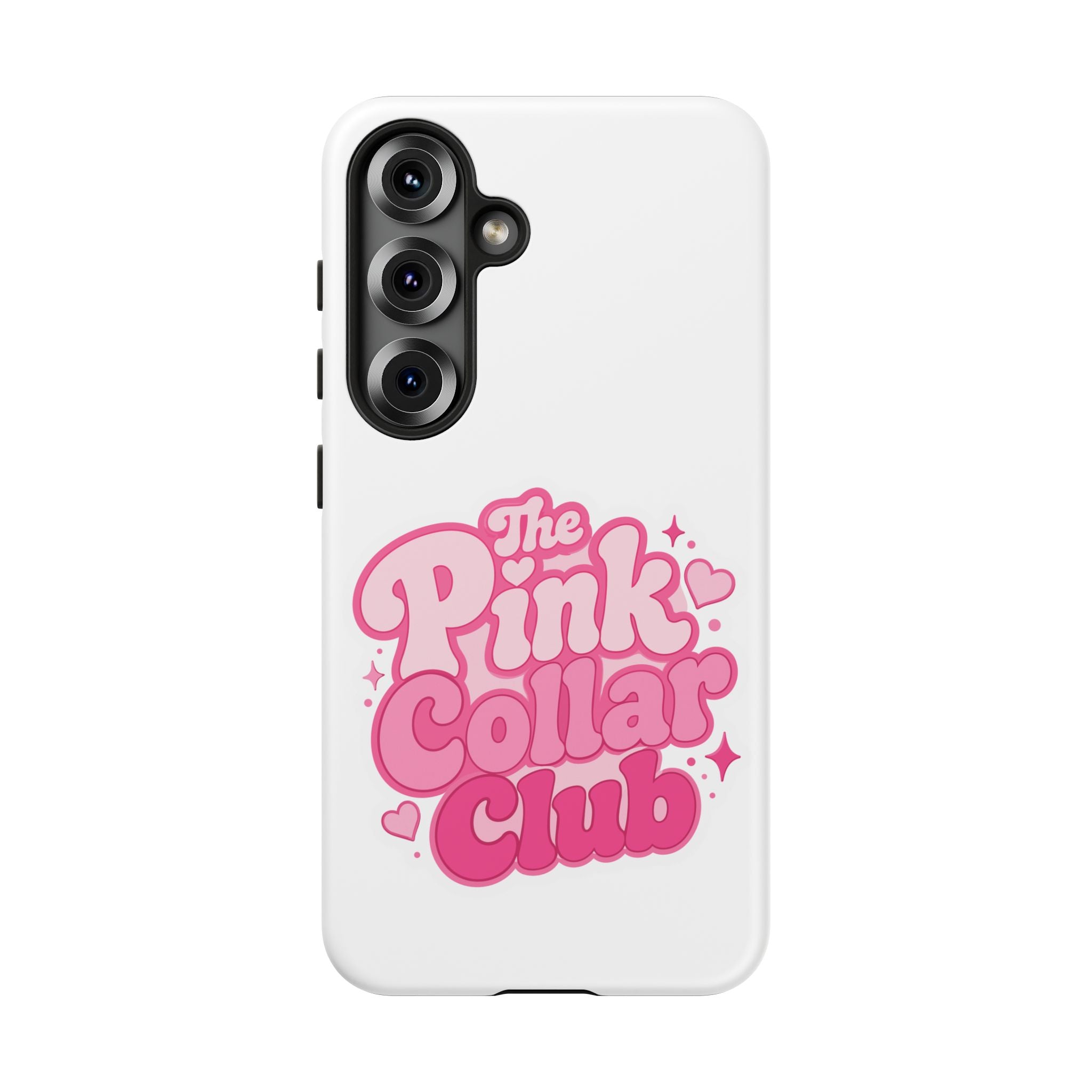 The Pink Collar Club Phone Case — Samsung Galaxy Cute Retro Pink Graphic Tough Case