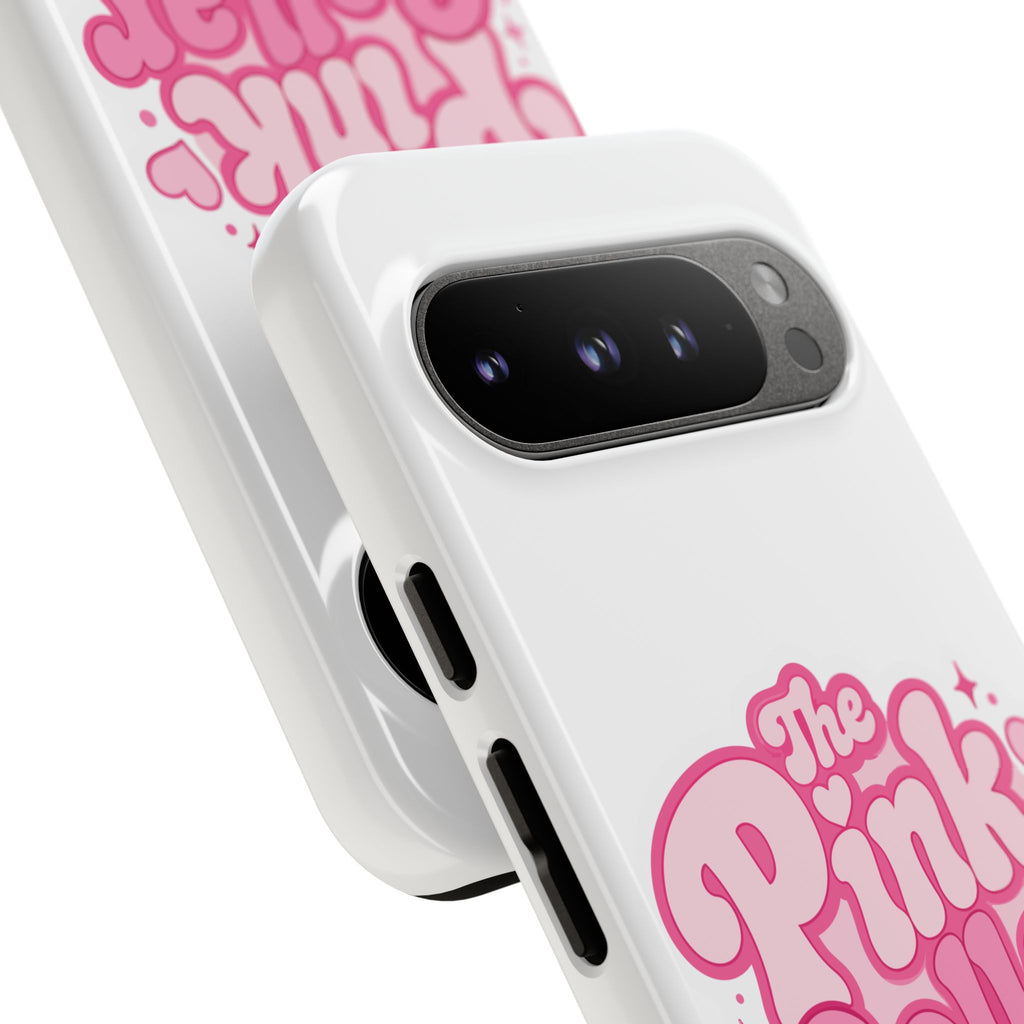 The Pink Collar Club Phone Case — Google Pixel Cute Retro Pink Graphic Tough Case