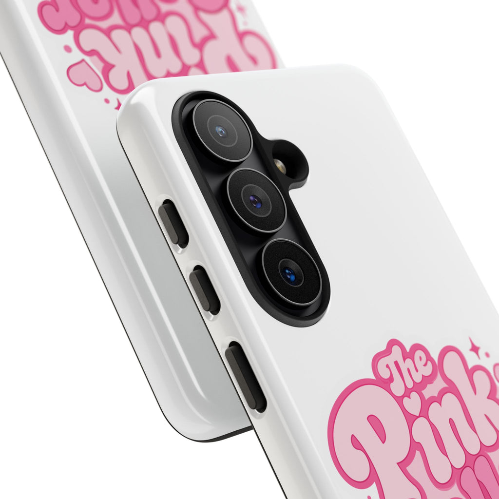 The Pink Collar Club Phone Case — Samsung Galaxy Cute Retro Pink Graphic Tough Case