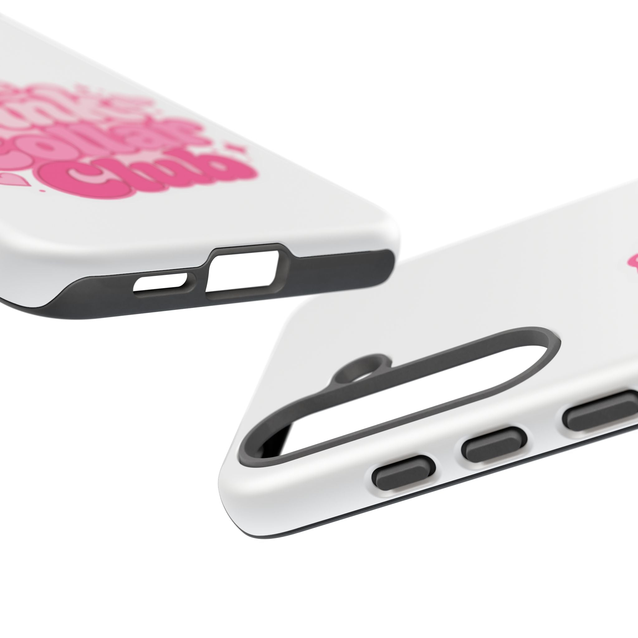 The Pink Collar Club Phone Case — Samsung Galaxy Cute Retro Pink Graphic Tough Case