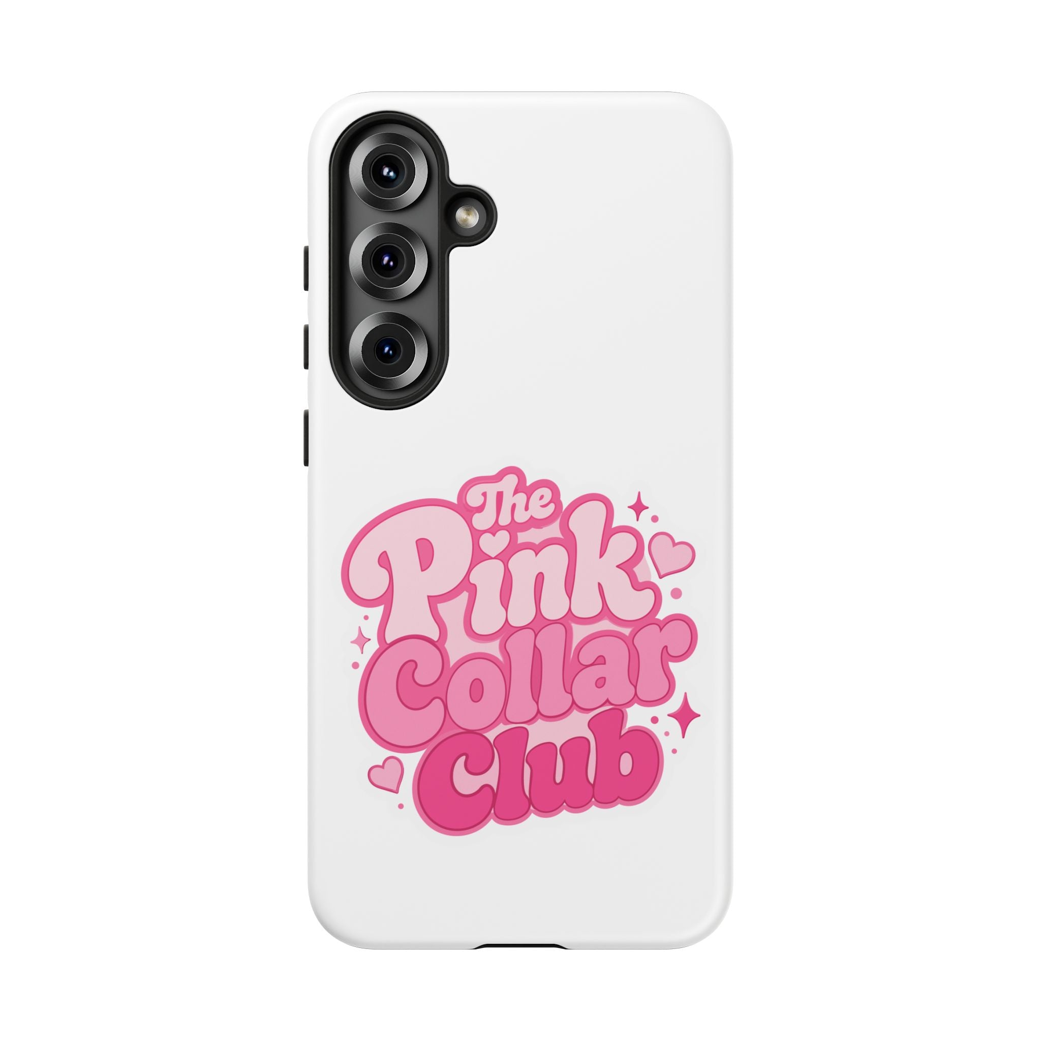 The Pink Collar Club Phone Case — Samsung Galaxy Cute Retro Pink Graphic Tough Case