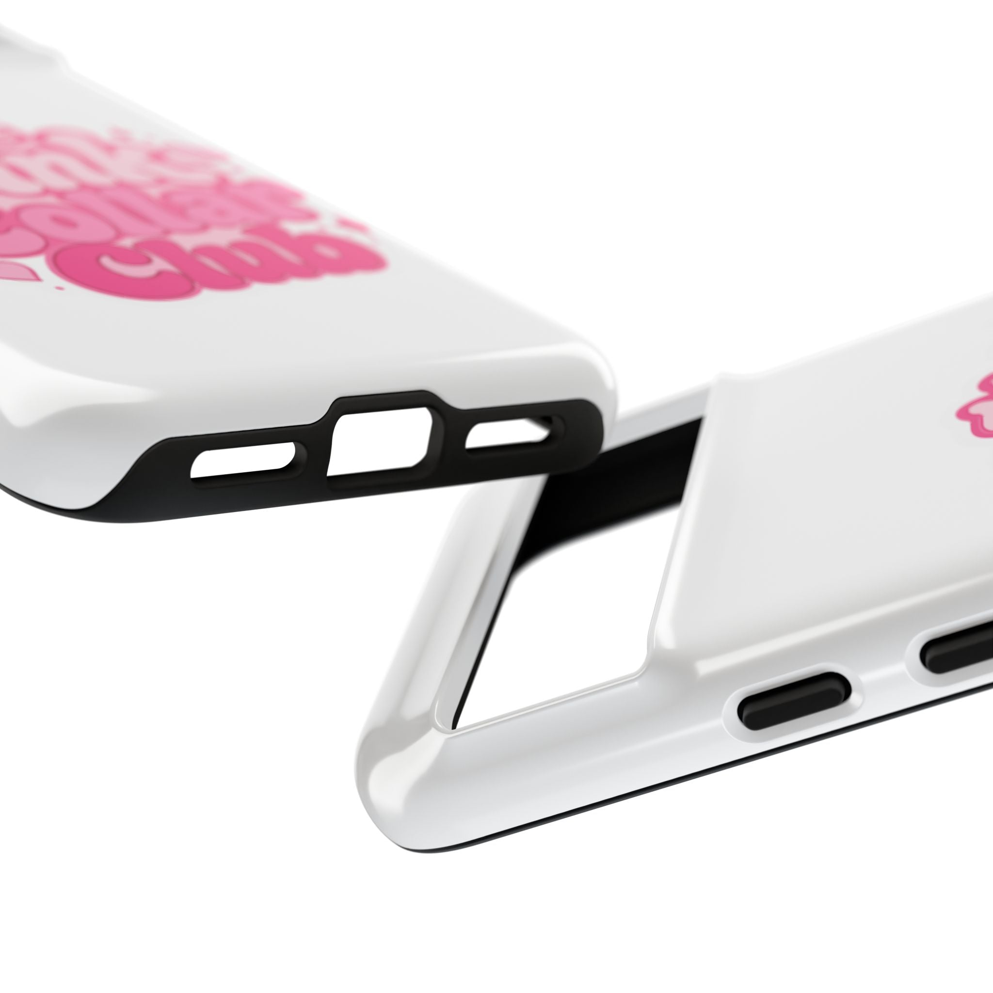 The Pink Collar Club Phone Case — Google Pixel Cute Retro Pink Graphic Tough Case