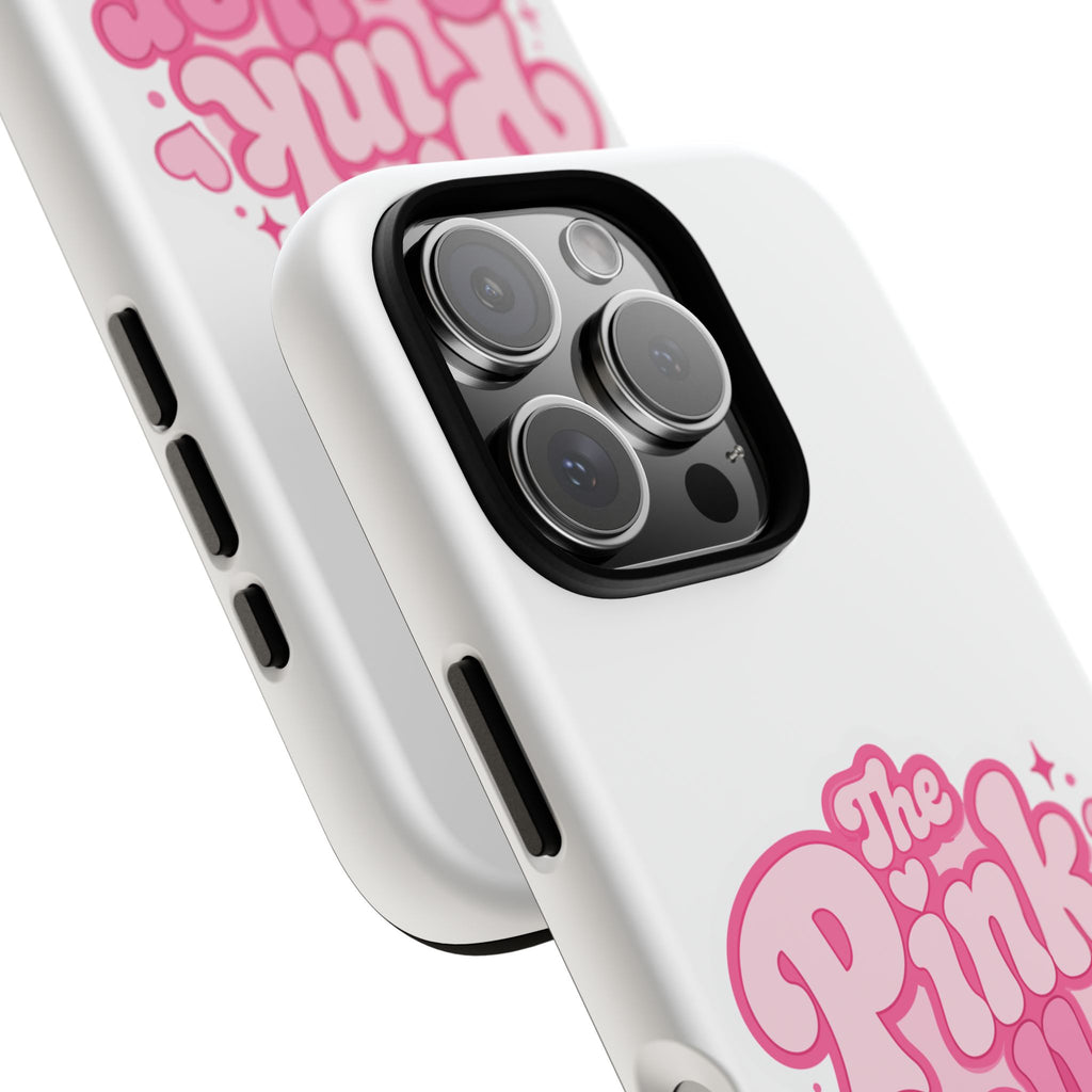 The Pink Collar Club Phone Case — iPhone Cute Retro Pink Graphic Tough Case
