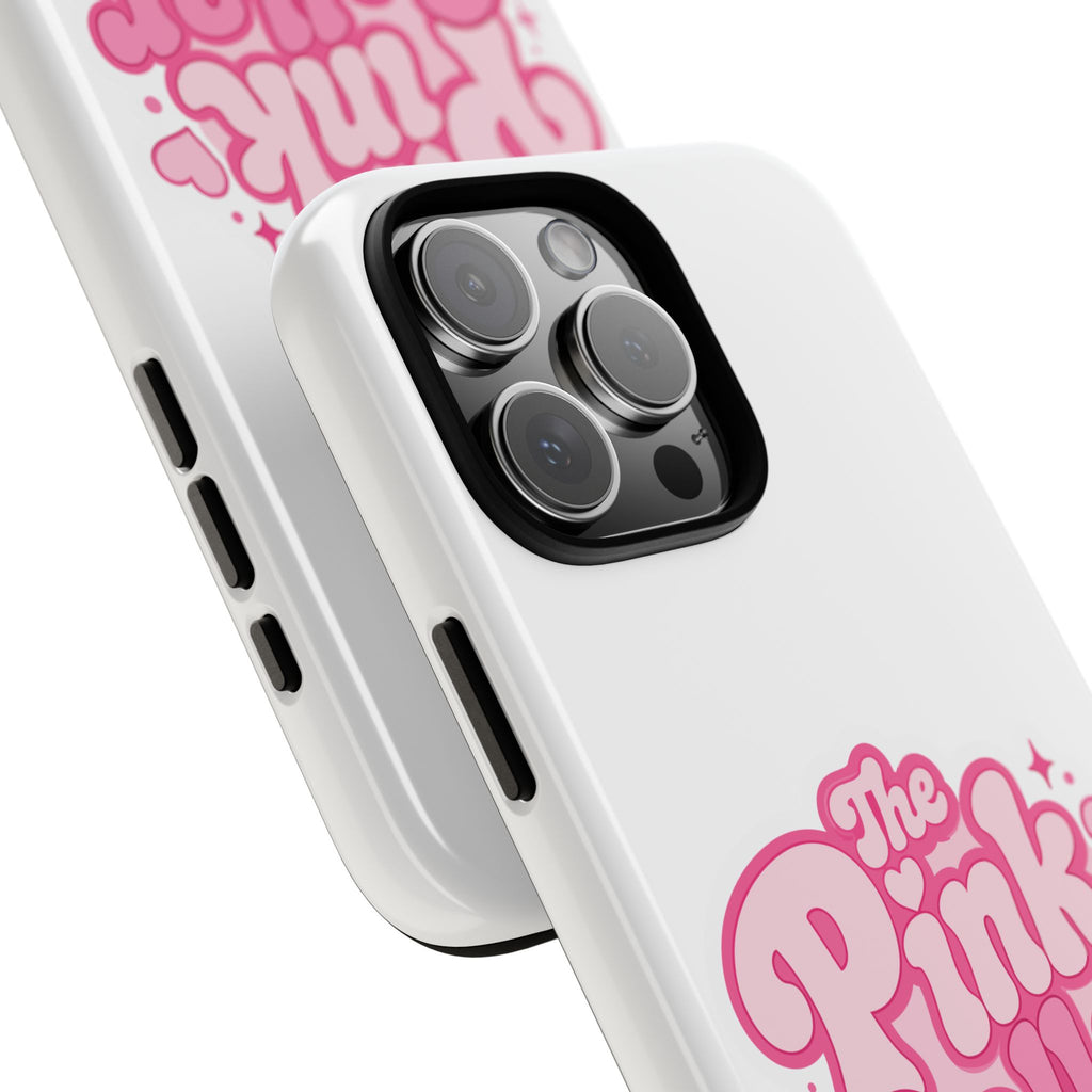 The Pink Collar Club Phone Case — iPhone Cute Retro Pink Graphic Tough Case