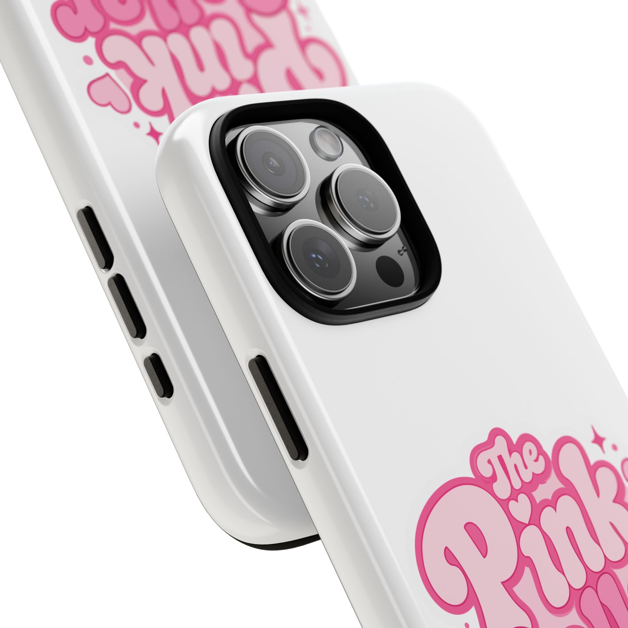 The Pink Collar Club Phone Case — iPhone Cute Retro Pink Graphic Tough Case