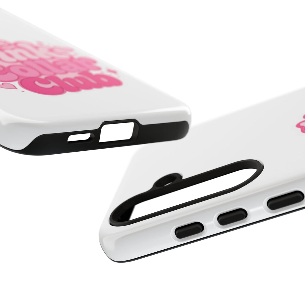 The Pink Collar Club Phone Case — Samsung Galaxy Cute Retro Pink Graphic Tough Case