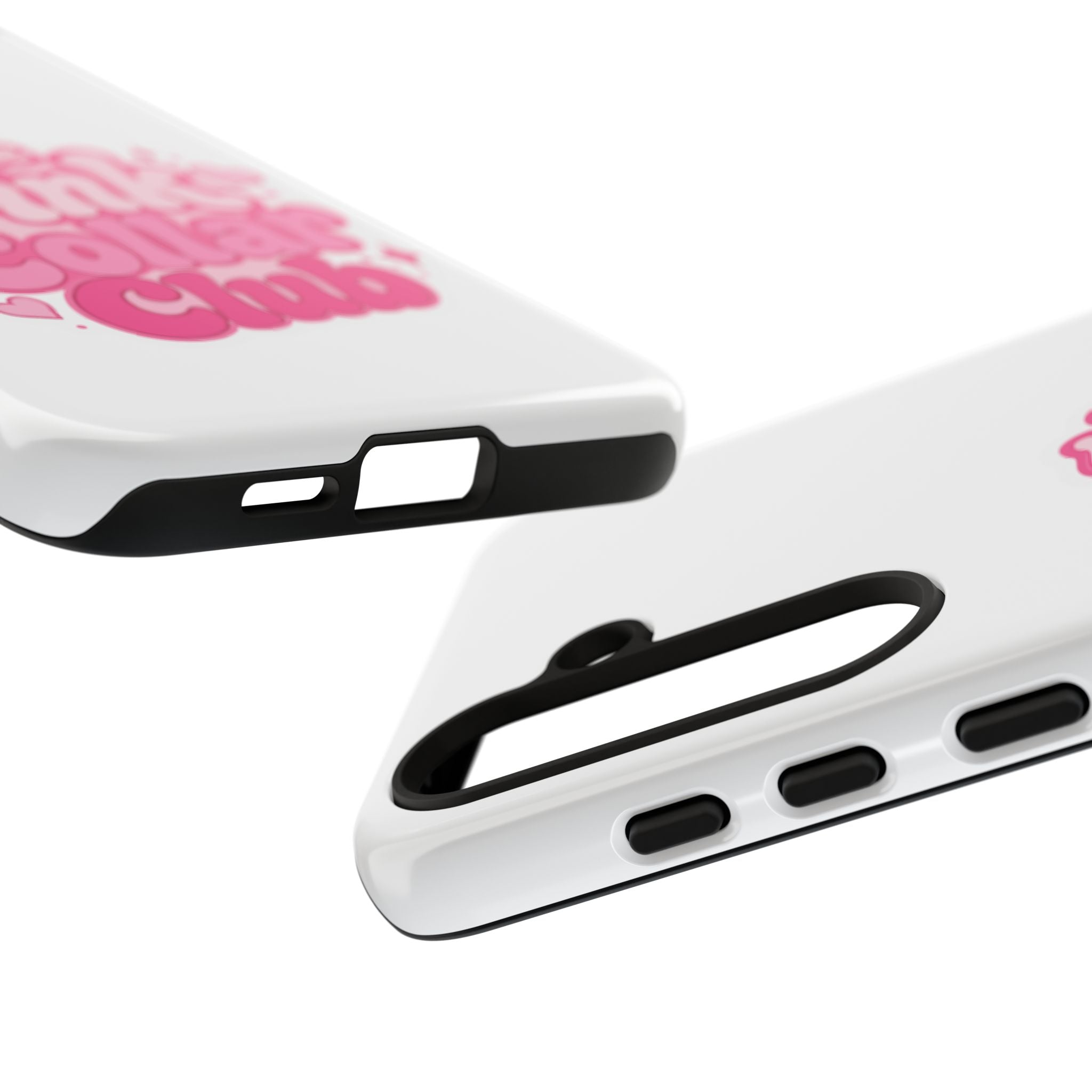 The Pink Collar Club Phone Case — Samsung Galaxy Cute Retro Pink Graphic Tough Case