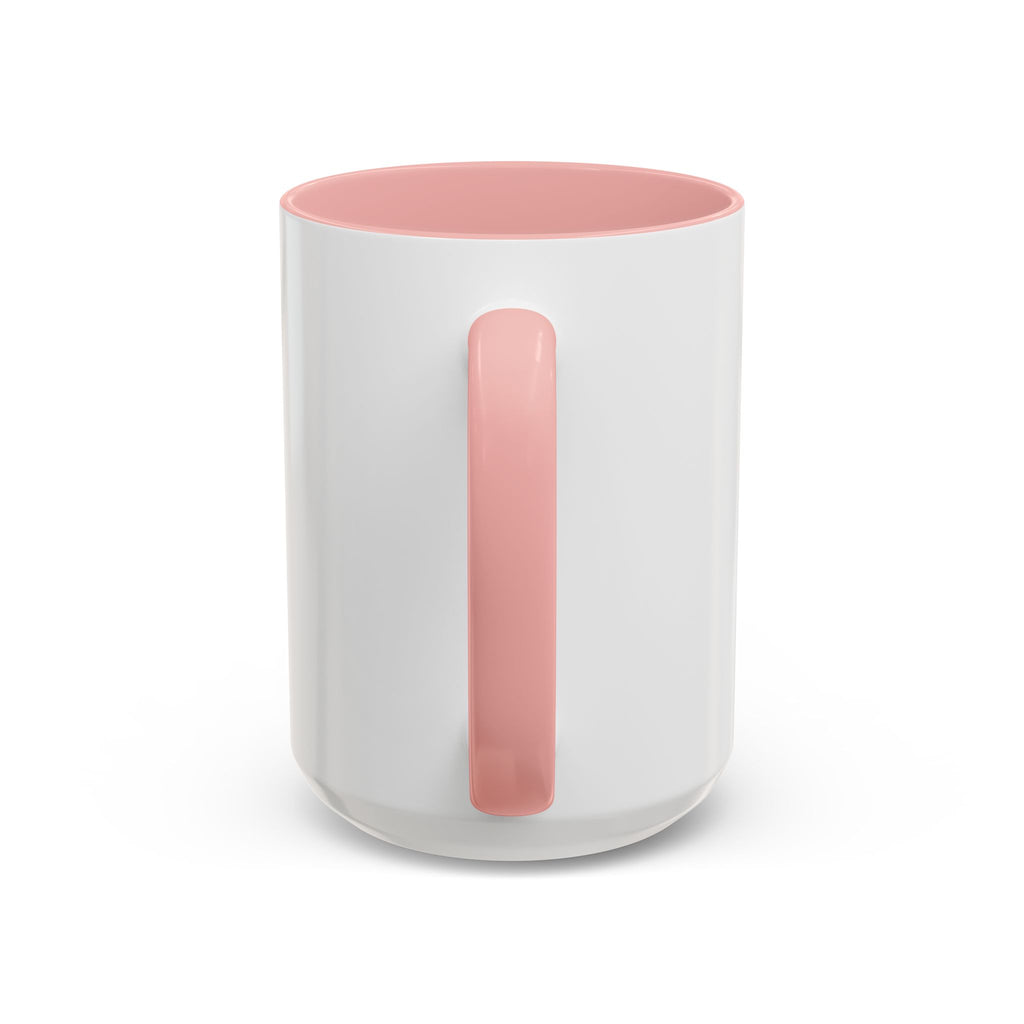 The Pink Collar Club Accent Coffee Mug — Cute Feminine Pink Typography 11/15oz