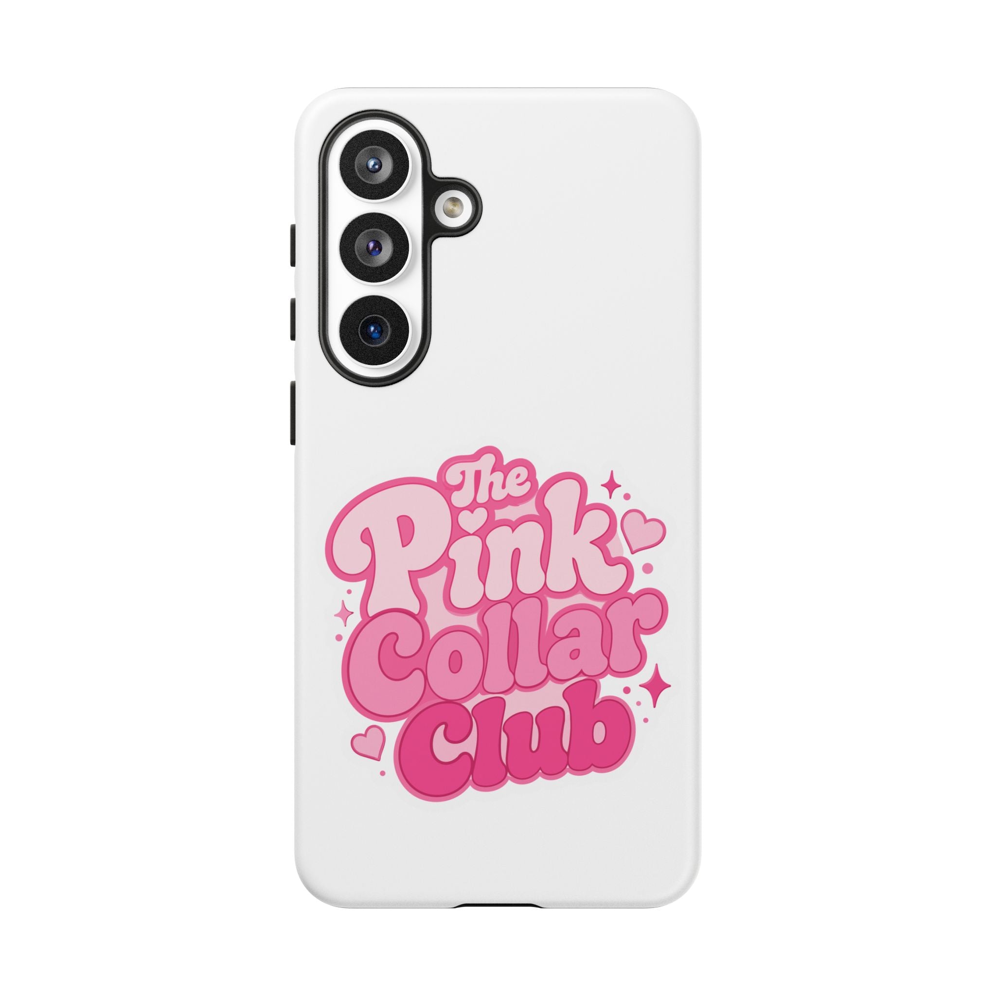 The Pink Collar Club Phone Case — Samsung Galaxy Cute Retro Pink Graphic Tough Case