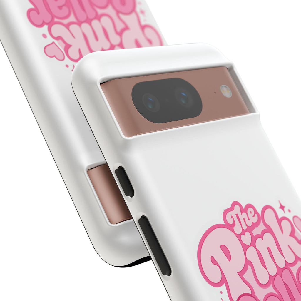 The Pink Collar Club Phone Case — Google Pixel Cute Retro Pink Graphic Tough Case