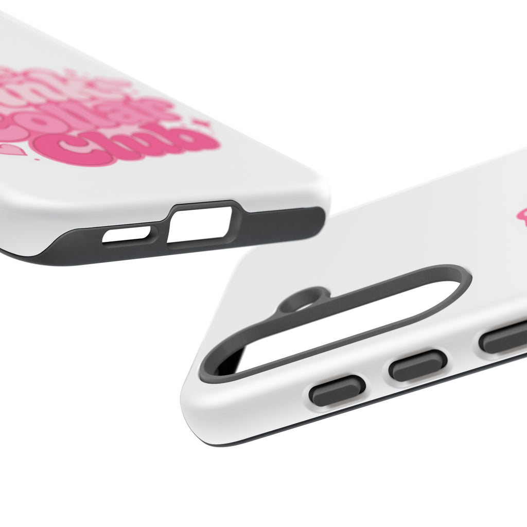 The Pink Collar Club Phone Case — Samsung Galaxy Cute Retro Pink Graphic Tough Case