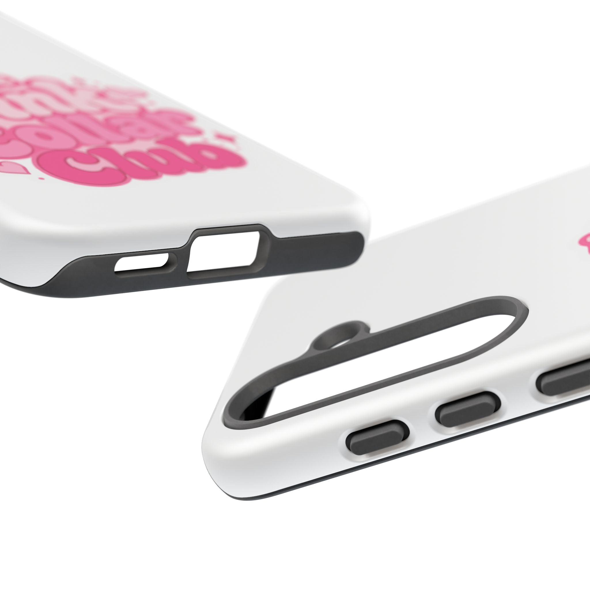 The Pink Collar Club Phone Case — Samsung Galaxy Cute Retro Pink Graphic Tough Case