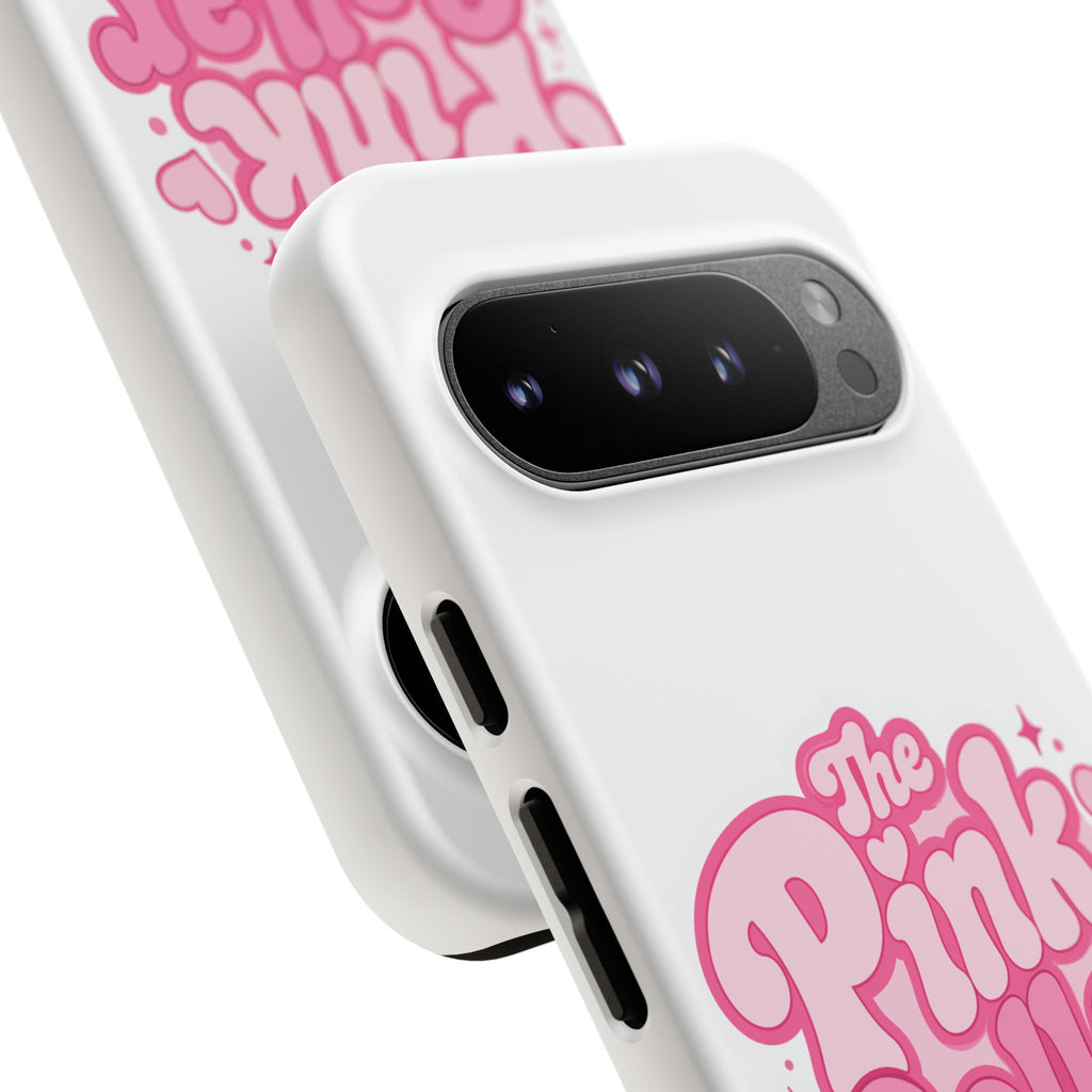 The Pink Collar Club Phone Case — Google Pixel Cute Retro Pink Graphic Tough Case