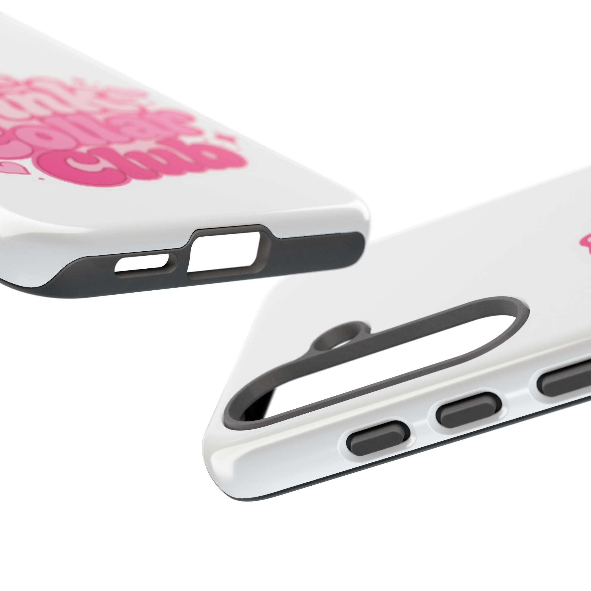 The Pink Collar Club Phone Case — Samsung Galaxy Cute Retro Pink Graphic Tough Case
