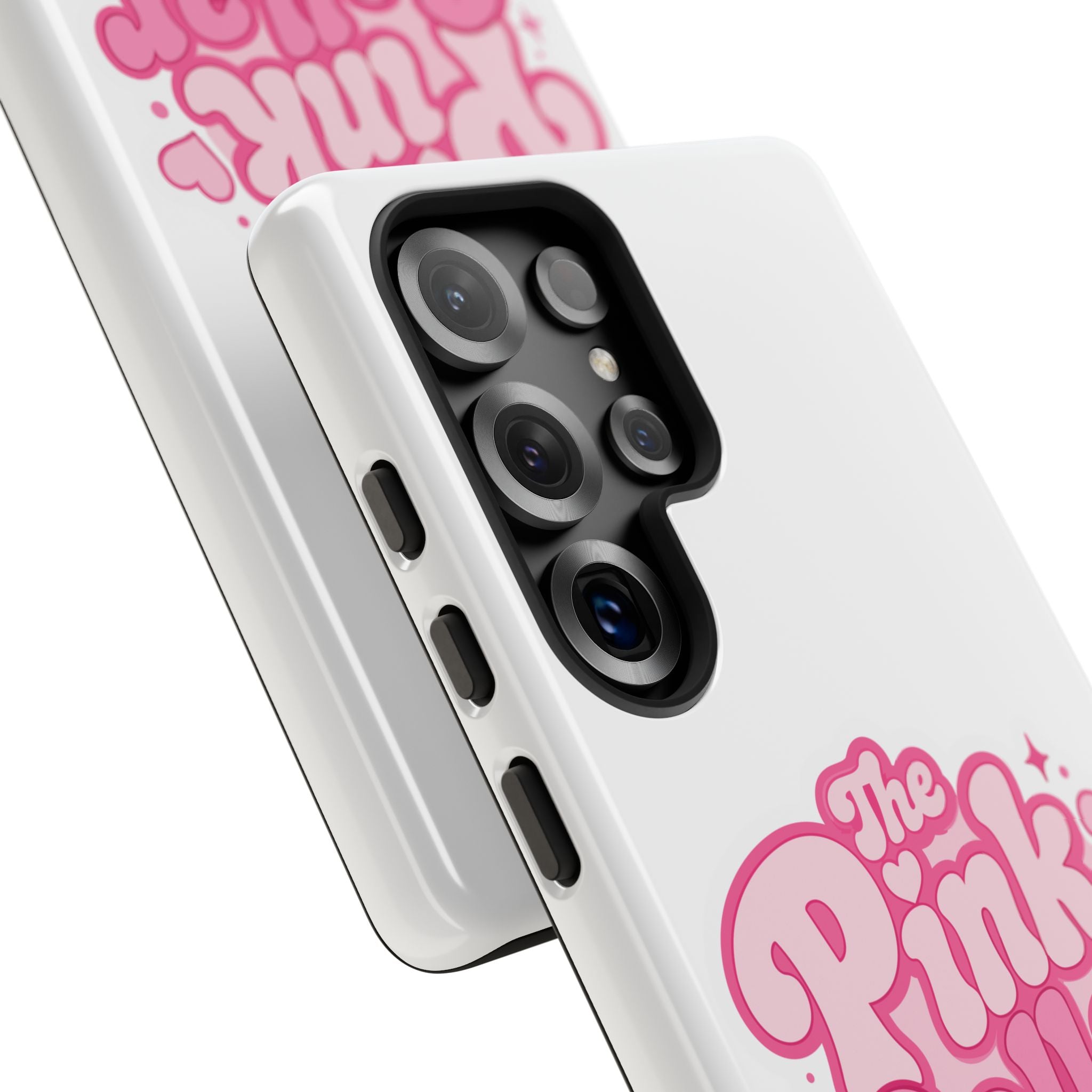 The Pink Collar Club Phone Case — Samsung Galaxy Cute Retro Pink Graphic Tough Case
